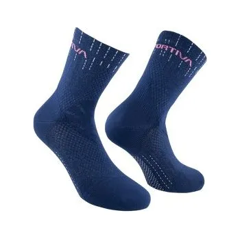 Pánské ponožky La Sportiva SWIFT TRAIL SOCKS Night Sky/Rosebay růžová 47-48 EU