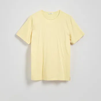Pánské tričko Reserved - Bavlněné tričko střihu regular - světle žlutá - 422EF-10X - 422EF-10X-L