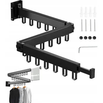 Věšák Ruhhy 22671 stojan na oblečení černý