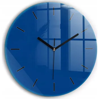 Hodiny Nástěnné hodiny Wallfluente modré 30 cm