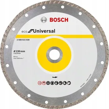 Řezný kotouč BOSCH 2608615048 diamantový kotouč 230mm UNIVERZAL ECO TURBO