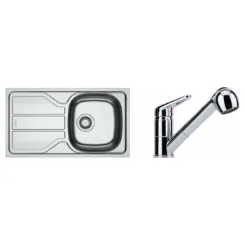 Granitový dřez Franke SET N97 FLN 611-78/44+FC 9547.031 + ZÁRUKA 5 LET ZDARMA