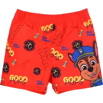 Chlapecké plavky Červené chlapecké plavky Chase Paw Patrol Velikost: 104