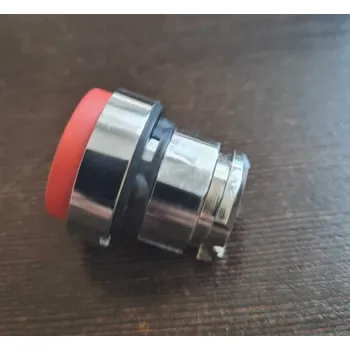 vypínač Ovládací tlačítko Schneider ZB4 BH4 červené 22mm s aretací