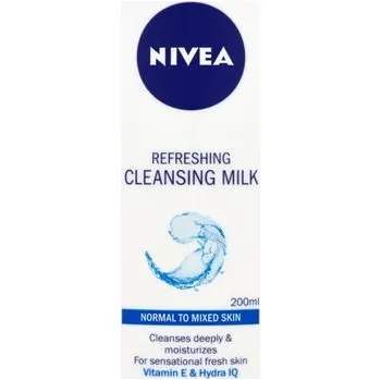Nivea Osvěžující čisticí pleťové mléko pro normální až smíšenou pleť Aqua Effect 200 ml