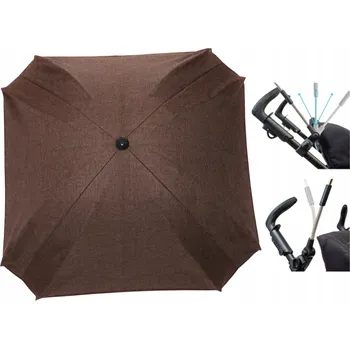 Slunečník Slunečník ke kočárku Skyline 65 cm hnědý