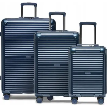 PUCCINI Sada CESTOVNÍCH KUFRŮ Polykarbonát PC Set Tvrdé 3v1 PC034-7A