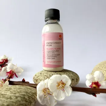 Přípravek na čištění pleti a oči libebit pěnivý čisticí pudr YLANG YLANG mini