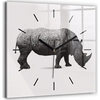 Hodiny Nástěnné hodiny Wallfluent černé 30 cm