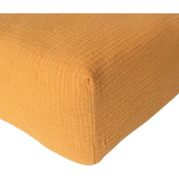 Prostěradlo PROSTĚRADLO S GUMOU DO POSTÝLKY 120X60 cm - MUŠELÍNOVÉ - LIKE MOSES