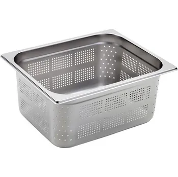 Gastronádoba děrovaná GN 1/2 - 150 nerezová | REDFOX - GND 1/2-1