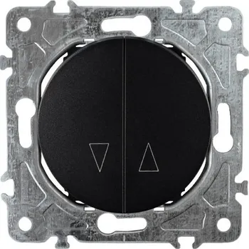 vypínač Elhard Kulatý ovladač žaluzií Rondo, černý