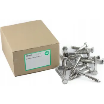 Šroub Šroub do dřeva s šestihrannou hlavou, M12X100 - 50 ks