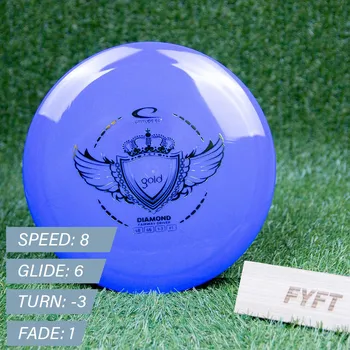 DIAMOND - Gold (Latitude64) - discgolf fairway driver pro začátečníky Barva: Červená 150-152g