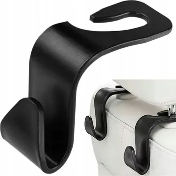 Věšák Věšák na opěrku hlavy ME Premium plastový černý 20 kg