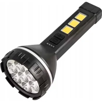 LED solární ruční svítilna s akumulátorem 1200 mAh