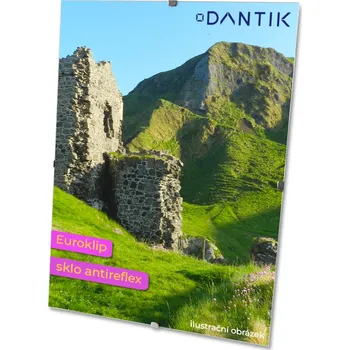 Rám na obraz 18x25,4 | DANTIK Euroklip Sklo antireflex (18x25,4)