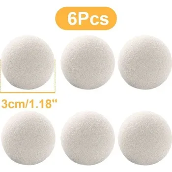 Koule do sušičky Koule do sušičky z ovčí vlny | sušicí koule - 6 ks