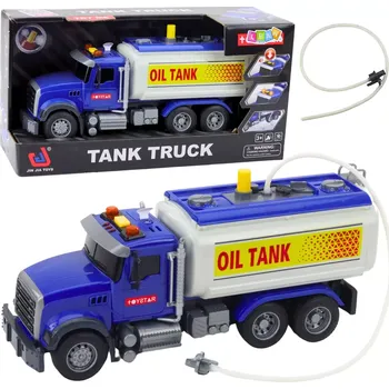 autíčko Dětská cisterna – nákladní auto s vodní hadicí, světly a zvuky, modrá