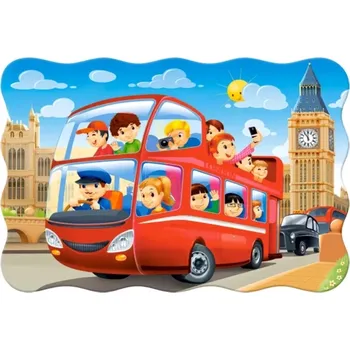 Puzzle Castorland podlahové maxi puzzle londýnský autobus 20 dílků