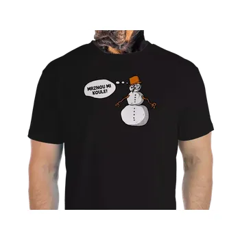 Vtipné tričko Bastard: Mrznou mi koule