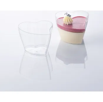 Forma na pečení Martellato Plastový kelímek srdce - Kelímek Love 100ml