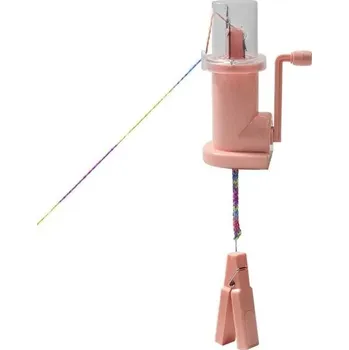 Ruční pletací stroj na přízi | Stroj na pletení lana a příze (Kopírovat) - růžový,M