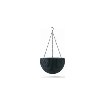 Květináč Květináč KETER Hanging Sphere Graphite