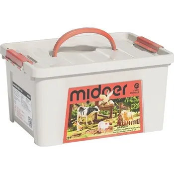 Figurka MiDeer Sada Zvířátek z farmy 11 ks MD2263