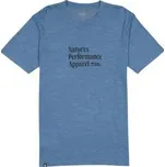 Mons Royale Zephyr Merino Cool T-Shirt Men Steel Blue modrá M