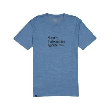 Mons Royale Zephyr Merino Cool T-Shirt Men Steel Blue modrá M