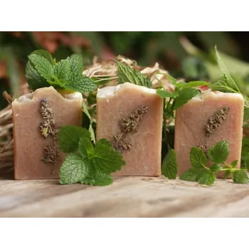 Šampon Přírodní mýdlový šampon Hedvábné bylinky 100g