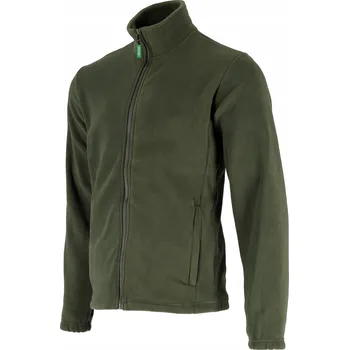 Pánská mikina PÁNSKÁ FLÍSOVÁ KHAKI MIKINA BARRY STALCO vel. 4XL