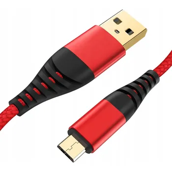 Datový kabel Kabel Interlook USB - microUSB typ B 1 m červený