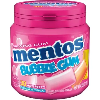 Bonbon Perfetti Van Melle Mentos Bubble Gum 120g