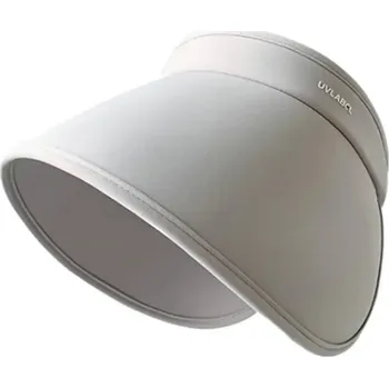 Klobouk Dámský letní klobouk s UV ochranou | široký klobouk - světle šedý