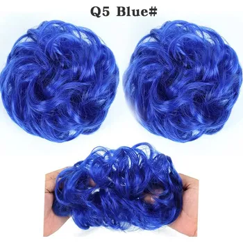 Příčesek Gumička na messy drdol s umělými vlasy | syntetické vlasy - 30