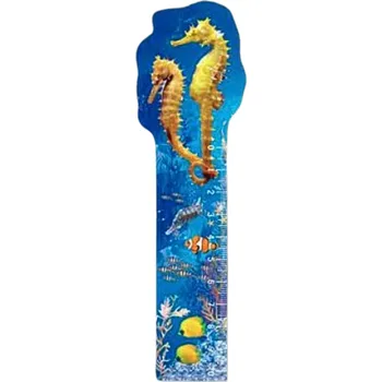 pravítka 3D záložka, pravítko, násobilka - MOŘSKÝ KONÍK, 1 kus