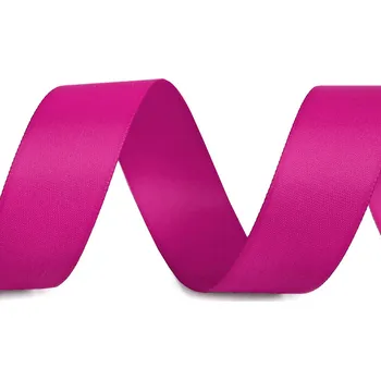 Stuha Atlasová hedvábná stuha oboulící šíře 24 mm matná Varianta: 653 růžová pink, Balení: 20 m