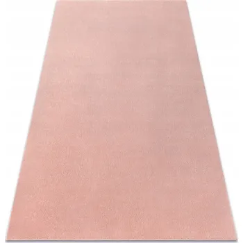 Koberec MĚKKÝ KOBEREC SHAGGY DO OBÝVACÍHO POKOJE LOŽNICE PRATELNÝ 140x190 HLADKÝ růžová #P031