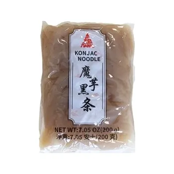TianDu Shirataki konjakové nudle černé s mořskou řasou 200g