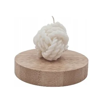 Svíčka Sójová vonná svíčka Klubko vlny 5,5 cm 62,5 g Caffe Latte