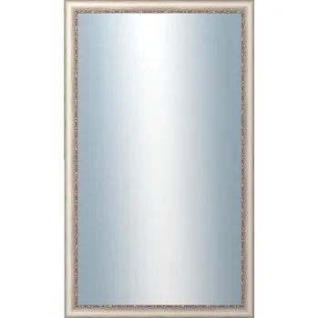 Zrcadlo DANTIK - Zarámované zrcadlo - rozměr s rámem cca 60x100 cm z lišty PROVENCE bílá (2652)