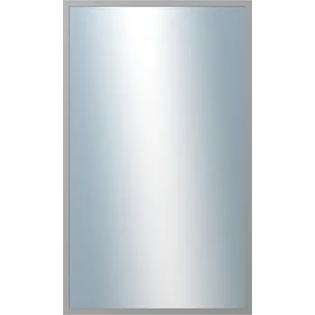 Zrcadlo DANTIK - Zarámované zrcadlo - rozměr s rámem cca 60x100 cm z lišty KASSETTE světle šedá (3077)
