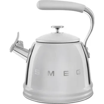Rychlovarná konvice SMEG 50's Retro Style pískací konvice WKF01, 2,3 l, nerezová WKF01SS