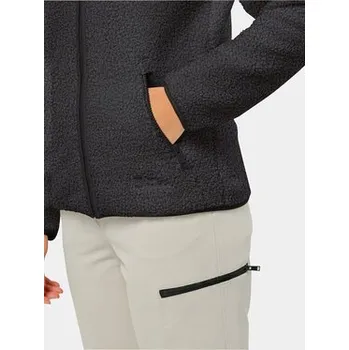 Dámská mikina Dámská Mikina fleecová Jack Wolfskin High Curl, černá, velikost M