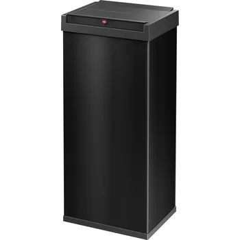 Odpadkový koš Hailo Bix-Box Swing XL 8602410 odpadkový koš, 52 l, ocelový plech, (d x š x v) 260 x 339 x 763 mm, černá, se samouzavíra