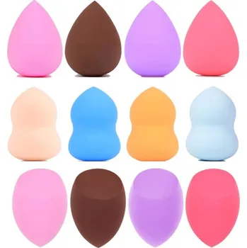 Přípravek na tvář Houbička na make up, oboustranná, tvarovaná - Tmavě růžová