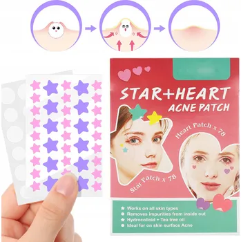 Léčba akné NÁPLASTI NA PUPÍNKY AKNÉ PROTI AKNÉ BODové 156 KS