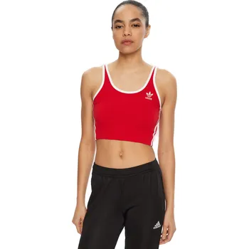 Pánské tílko Dámské tílko ADIDAS ORIGINALS-3S BRA TOP-BETSCA/WHITE Červená S
